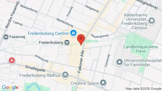 Erhvervslokaler til leje i Frederiksberg - Foto fra Google Street View