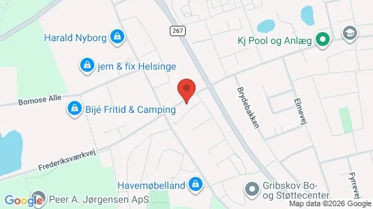 Erhvervslokaler til leje i Helsinge - Foto fra Google Street View