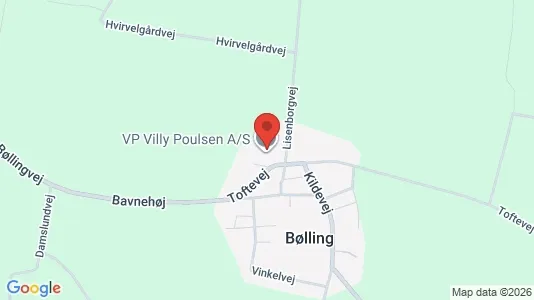 Erhvervslokaler til leje i Skjern - kort over placeringen
