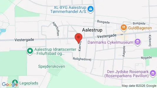 Erhvervslokaler til leje i Aalestrup - Foto fra Google Street View