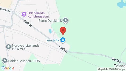 Erhvervslokaler til leje i Asnæs - Foto fra Google Street View