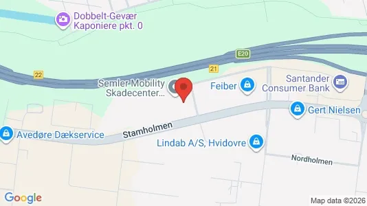 Erhvervslokaler til leje i Hvidovre - Foto fra Google Street View