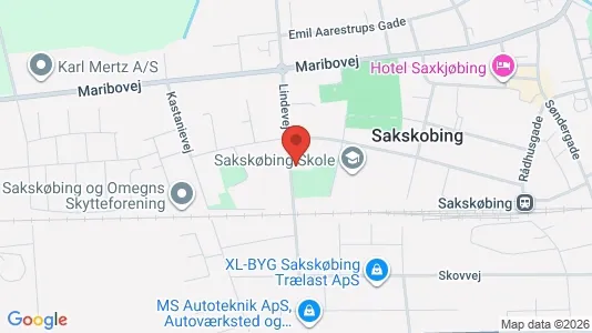 Erhvervslokaler til leje i Sakskøbing - Foto fra Google Street View
