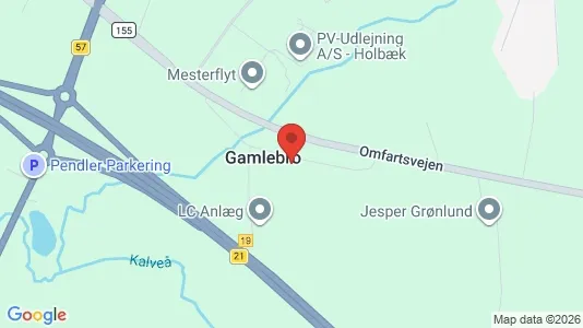 Erhvervslokaler til leje i Holbæk - Foto fra Google Street View