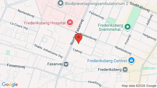 Erhvervslokaler til leje i Frederiksberg - Foto fra Google Street View