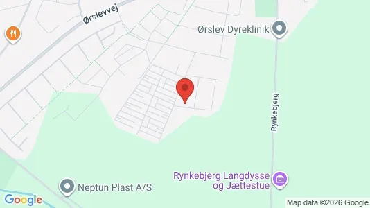 Erhvervslokaler til leje i Vordingborg - kort over placeringen