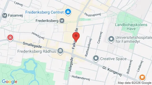 Erhvervslokaler til leje i Frederiksberg - Foto fra Google Street View