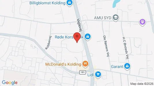 Erhvervslokaler til leje i Kolding - Foto fra Google Street View