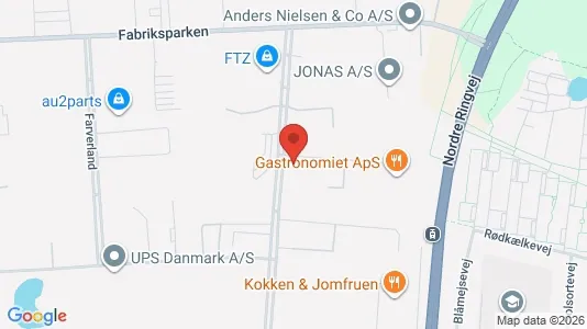 Erhvervslokaler til leje i Glostrup - kort over placeringen