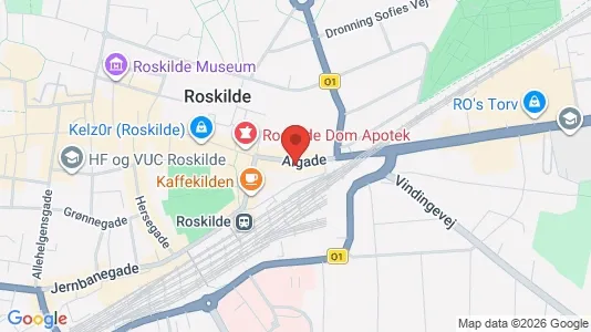 Erhvervslokaler til leje i Roskilde - Foto fra Google Street View