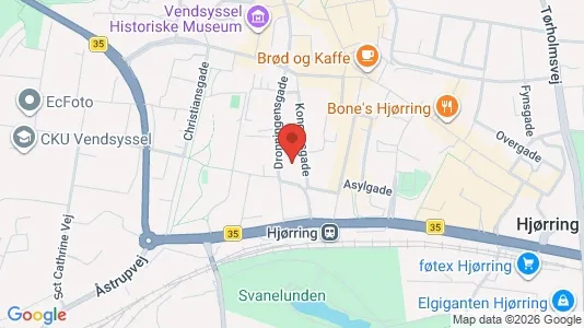 Erhvervslokaler til leje i Hjørring - Foto fra Google Street View