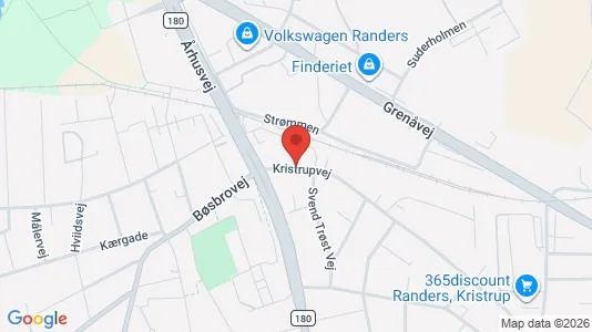 Erhvervslokaler til leje i Randers SØ - Foto fra Google Street View