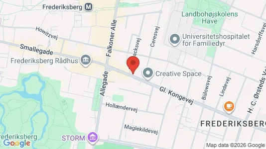 Erhvervslokaler til leje i Frederiksberg C - Foto fra Google Street View