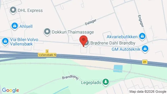 Erhvervslokaler til leje i Brøndby - Foto fra Google Street View