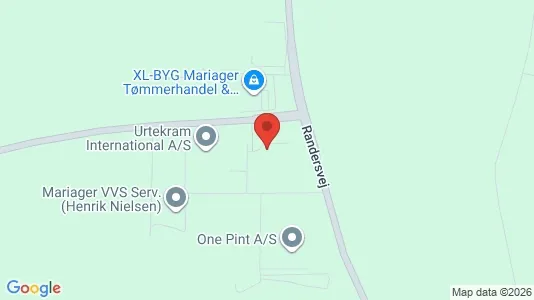 Erhvervslokaler til leje i Mariager - Foto fra Google Street View