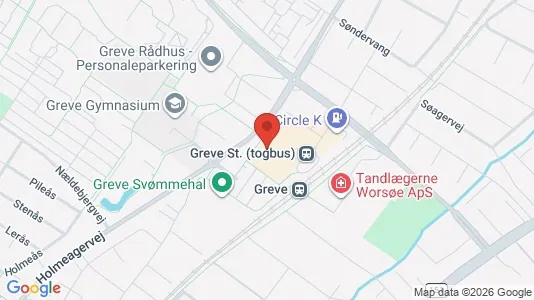 Erhvervslokaler til leje i Greve - Foto fra Google Street View