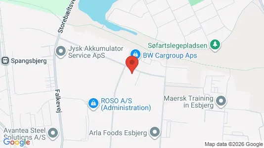 Erhvervslokaler til leje i Esbjerg Ø - Foto fra Google Street View