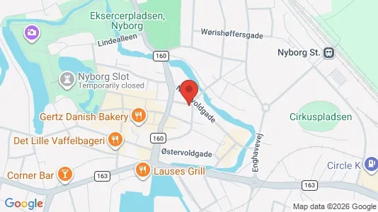 Erhvervslokaler til leje i Nyborg - Foto fra Google Street View