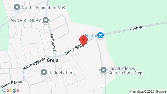 Erhvervslokaler til leje i Vejle Centrum - kort over placeringen