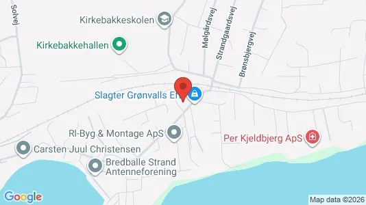 Erhvervslokaler til leje i Vejle Øst - kort over placeringen