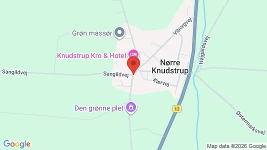 Erhvervslokaler til leje i Kjellerup - kort over placeringen