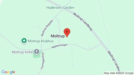 Erhvervslokaler til leje i Haderslev - kort over placeringen