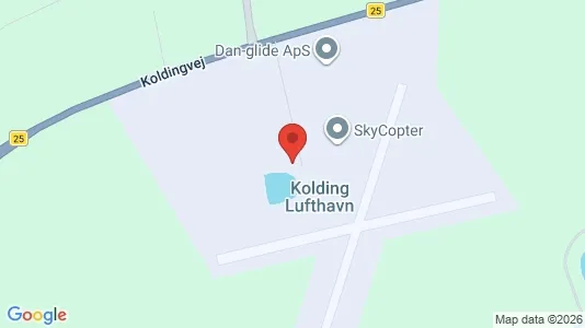 Erhvervslokaler til leje i Vamdrup - kort over placeringen
