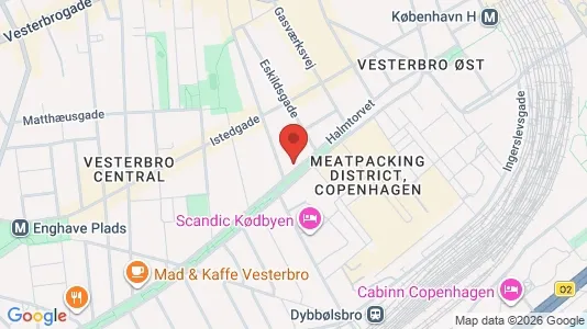 Erhvervslokaler til leje i Vesterbro - Foto fra Google Street View