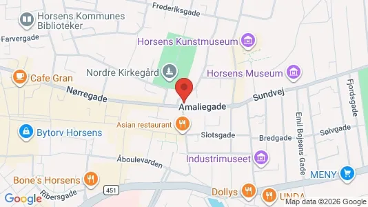 Erhvervslokaler til leje i Horsens - Foto fra Google Street View