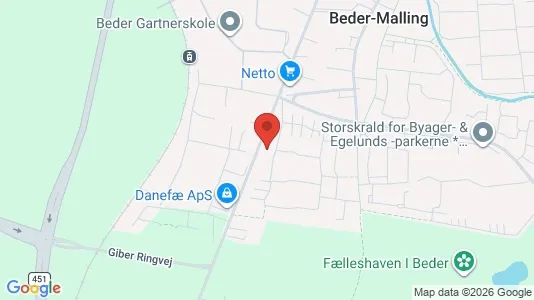 Erhvervslokaler til leje i Beder - Foto fra Google Street View