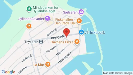 Erhvervslokaler til leje i Thyborøn - Foto fra Google Street View