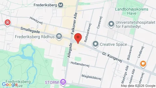 Erhvervslokaler til leje i Frederiksberg C - Foto fra Google Street View