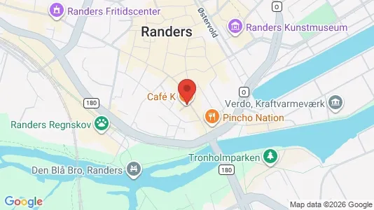Erhvervslokaler til leje i Randers C - kort over placeringen