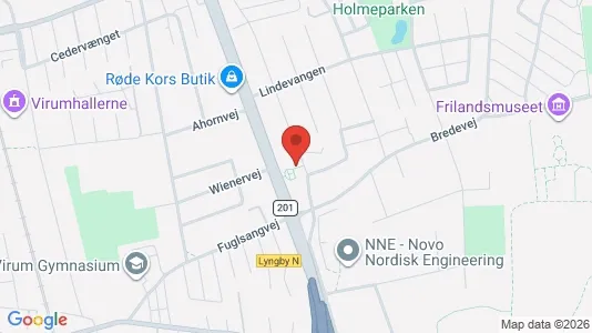 Erhvervslokaler til leje i Virum - Foto fra Google Street View