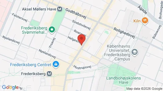 Erhvervslokaler til leje i Frederiksberg - Foto fra Google Street View