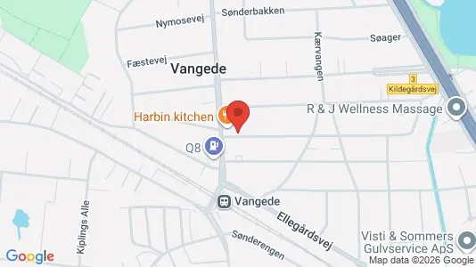 Erhvervslokaler til leje i Gentofte - kort over placeringen