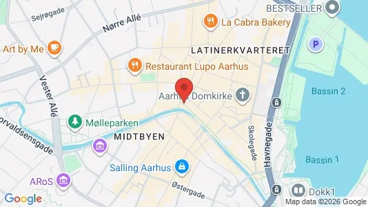 Erhvervslokaler til leje i Århus C - Foto fra Google Street View
