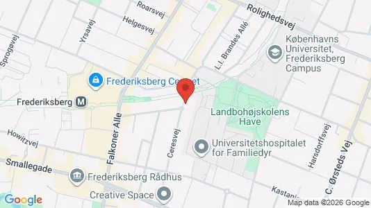 Erhvervslokaler til leje i Frederiksberg C - Foto fra Google Street View
