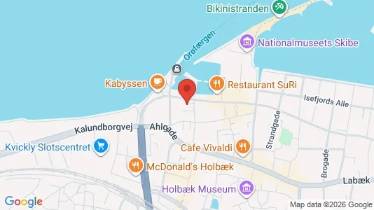 Erhvervslokaler til leje i Holbæk - Foto fra Google Street View