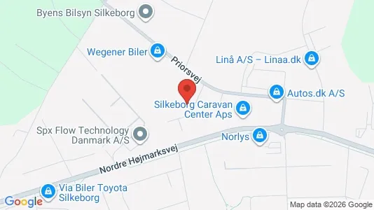 Erhvervslokaler til leje i Silkeborg - Foto fra Google Street View