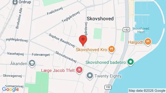 Erhvervslokaler til leje i Charlottenlund - Foto fra Google Street View