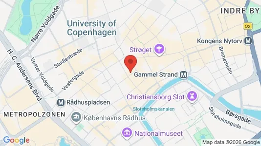 Erhvervslokaler til leje i København K - kort over placeringen