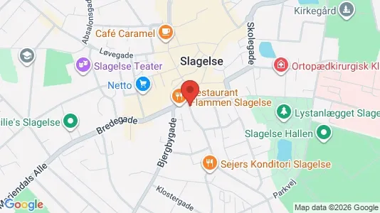 Erhvervslokaler til leje i Slagelse - kort over placeringen