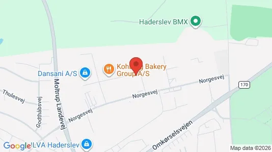 Erhvervslokaler til leje i Haderslev - Foto fra Google Street View