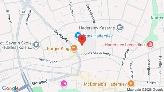Erhvervslokaler til leje i Haderslev - Foto fra Google Street View