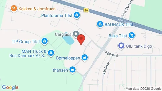 Erhvervslokaler til leje i Tilst - Foto fra Google Street View