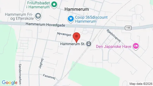 Erhvervslokaler til leje i Herning - kort over placeringen