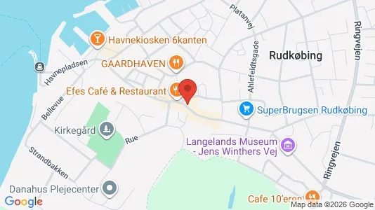 Erhvervslokaler til leje i Rudkøbing - Foto fra Google Street View