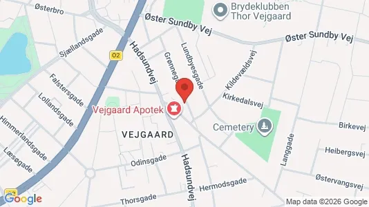 Erhvervslokaler til leje i Aalborg Centrum - kort over placeringen
