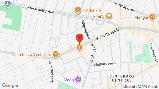 Erhvervslokaler til leje i Vesterbro - Foto fra Google Street View
